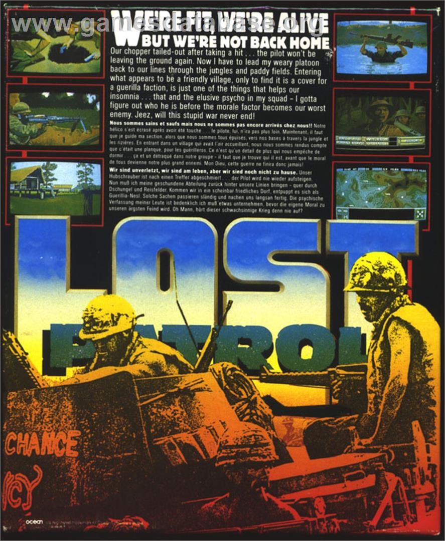Lost Patrol - Atari ST - Artwork - Box Back