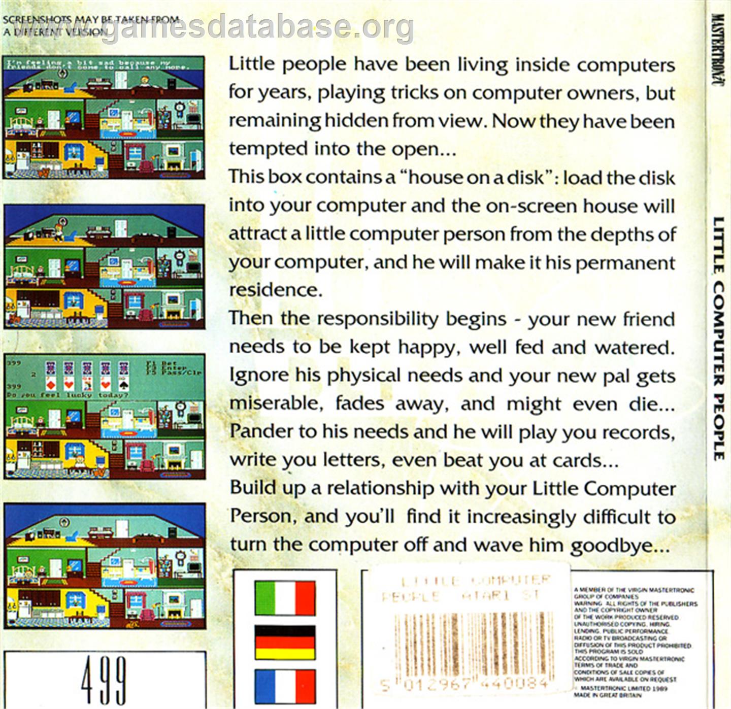 Mike Read's Computer Pop Quiz - Atari ST - Artwork - Box Back