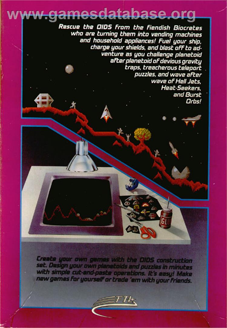 Oids - Atari ST - Artwork - Box Back
