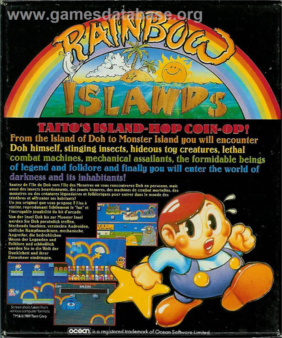 Rainbow Islands - Atari ST - Artwork - Box Back