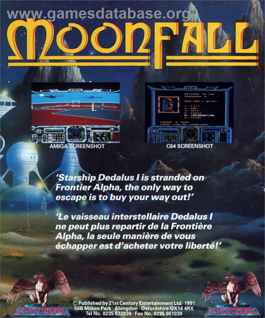 Rockfall 3 - Atari ST - Artwork - Box Back