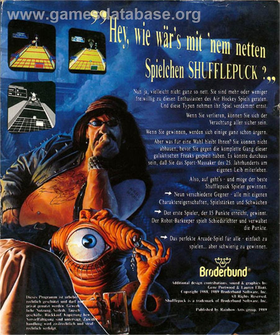 Shufflepuck Cafe - Atari ST - Artwork - Box Back