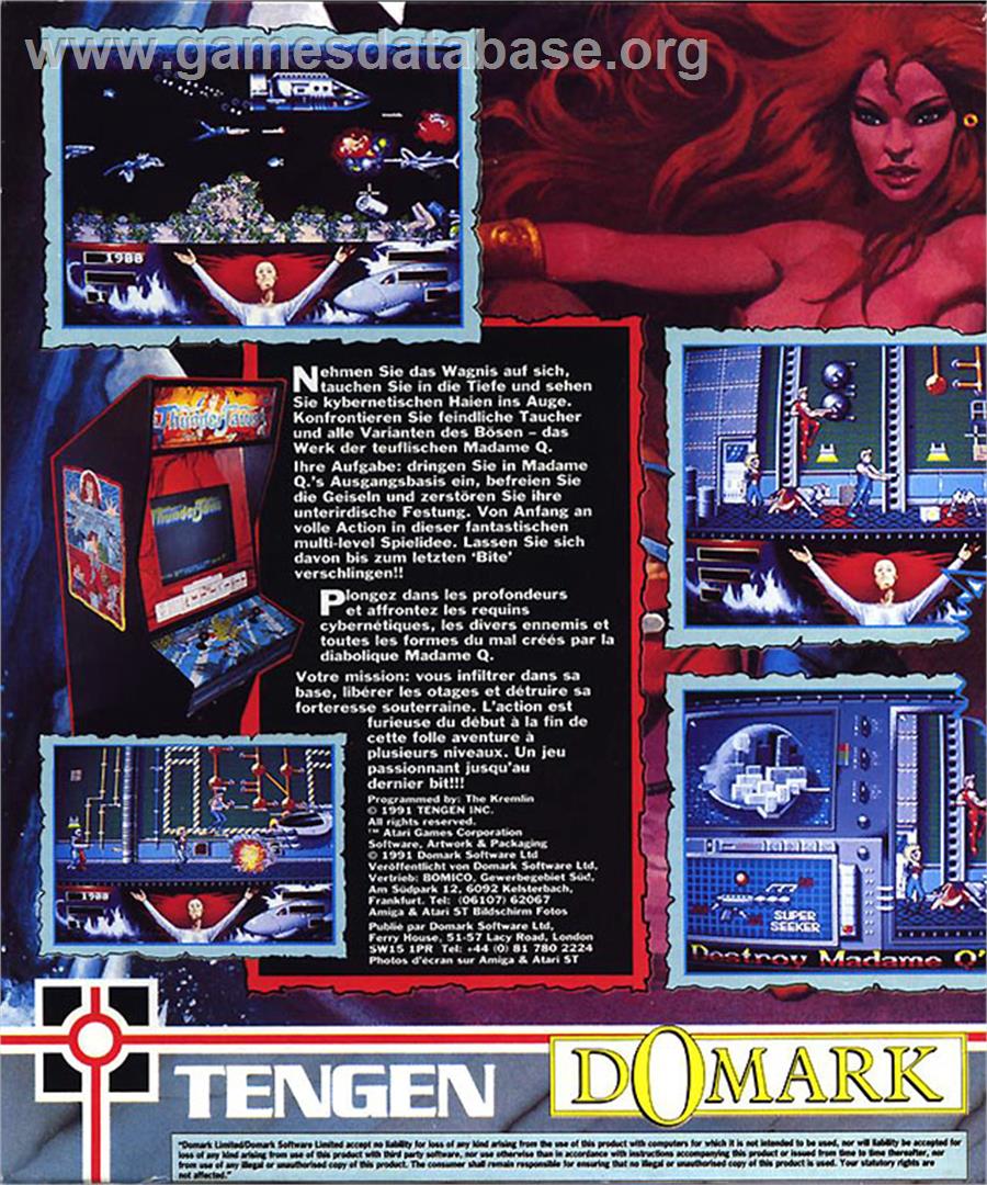 Thunder Blade - Atari ST - Artwork - Box Back