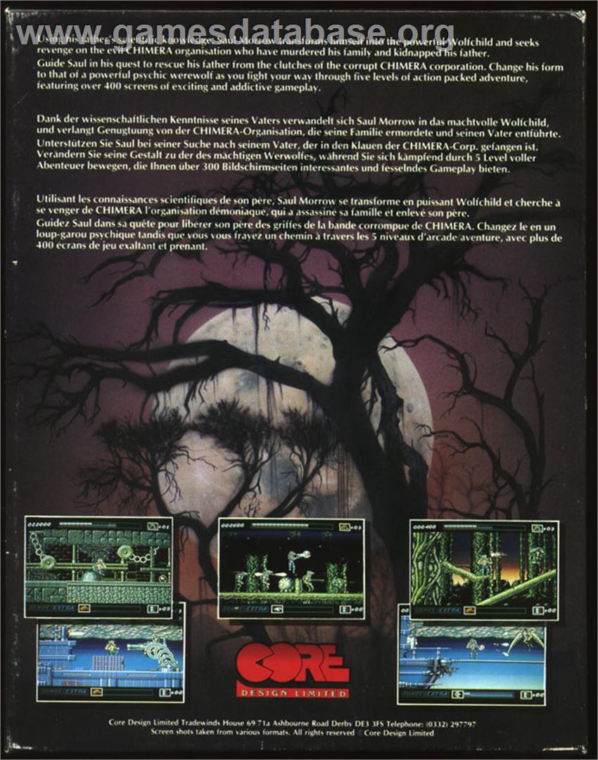 Wolfchild - Atari ST - Artwork - Box Back