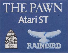 Top of cartridge artwork for Pawn on the Atari ST.