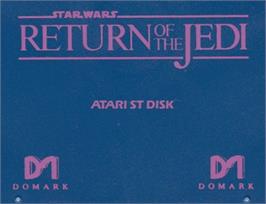 Top of cartridge artwork for Star Wars: Return of the Jedi on the Atari ST.