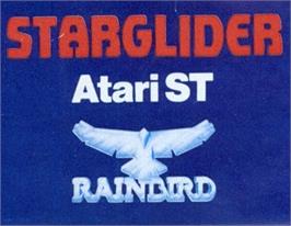 Top of cartridge artwork for Starglider on the Atari ST.