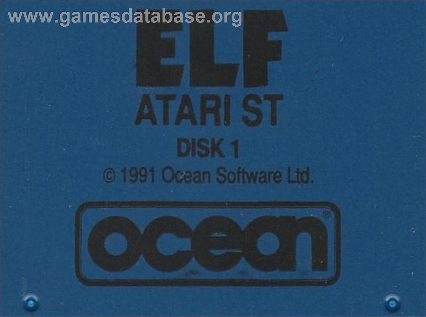Elf - Atari ST - Artwork - Cartridge Top