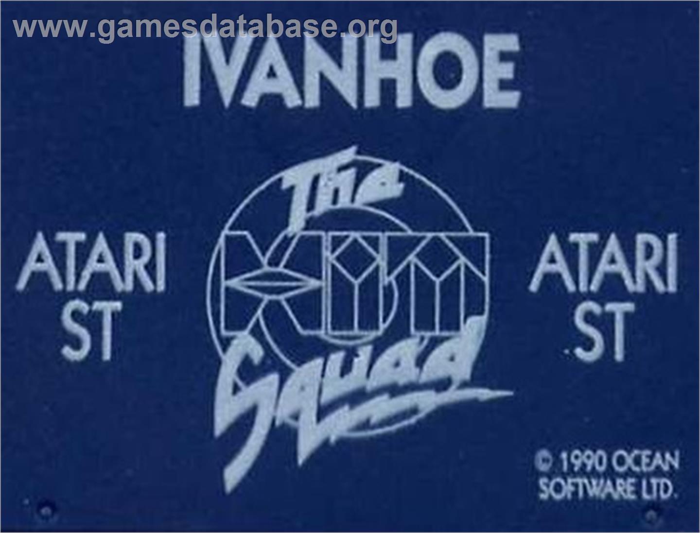 Ivanhoe - Atari ST - Artwork - Cartridge Top