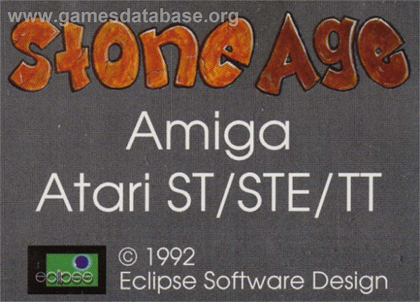 Stoneage - Atari ST - Artwork - Cartridge Top