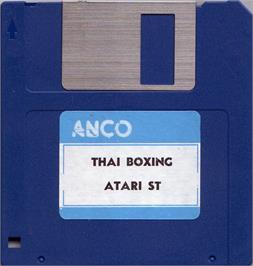 Artwork on the Disc for 4D Boxing on the Atari ST.
