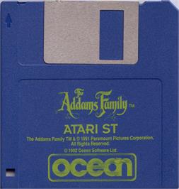 Artwork on the Disc for Addams Family, The on the Atari ST.