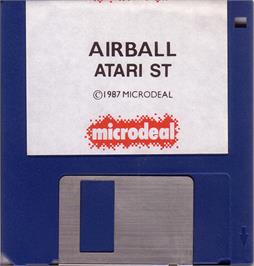 Artwork on the Disc for Airball on the Atari ST.