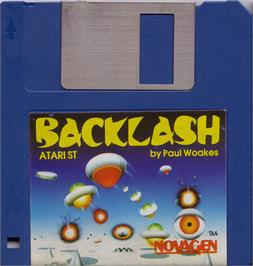 Artwork on the Disc for Backlash on the Atari ST.