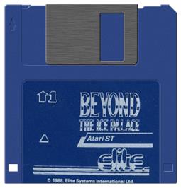 Artwork on the Disc for Beyond the Ice Palace on the Atari ST.