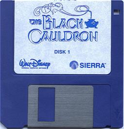 Artwork on the Disc for Black Cauldron on the Atari ST.