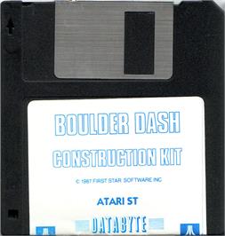 Artwork on the Disc for Boulder Dash Construction Kit on the Atari ST.