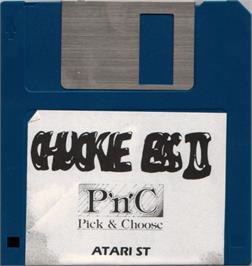 Artwork on the Disc for Chuckie Egg 2 on the Atari ST.