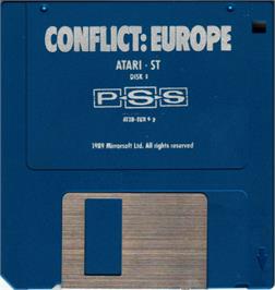 Artwork on the Disc for Conflict: Europe on the Atari ST.