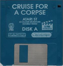 Artwork on the Disc for Cruise for a Corpse on the Atari ST.