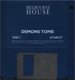 Artwork on the Disc for Demon's Tomb: The Awakening on the Atari ST.
