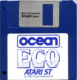 Artwork on the Disc for Eco on the Atari ST.