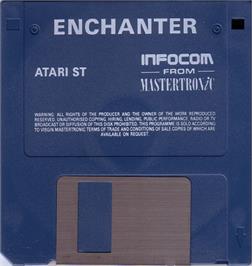 Artwork on the Disc for Enchanter on the Atari ST.