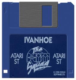 Artwork on the Disc for Ivanhoe on the Atari ST.