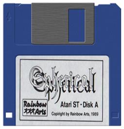 Artwork on the Disc for Kristal on the Atari ST.