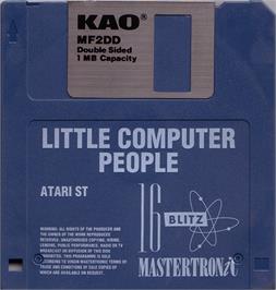 Artwork on the Disc for Little Computer People on the Atari ST.