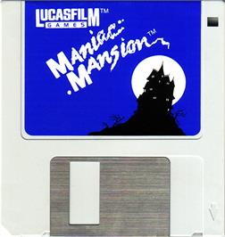 Artwork on the Disc for Maniac Mansion on the Atari ST.