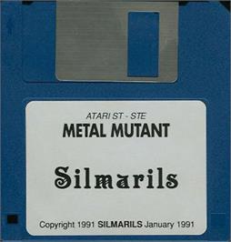 Artwork on the Disc for Metal Mutant on the Atari ST.