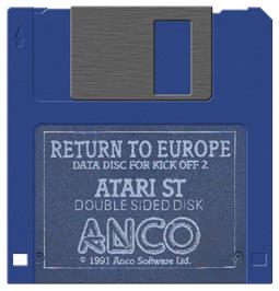 Artwork on the Disc for Millennium: Return to Earth on the Atari ST.