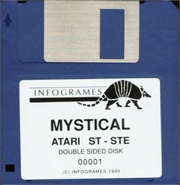Artwork on the Disc for Mystical on the Atari ST.