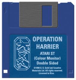 Artwork on the Disc for Operation: Cleanstreets on the Atari ST.