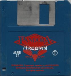 Artwork on the Disc for Pandora on the Atari ST.