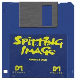 Artwork on the Disc for Sporting Triangles on the Atari ST.