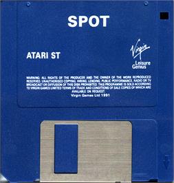 Artwork on the Disc for Spot on the Atari ST.