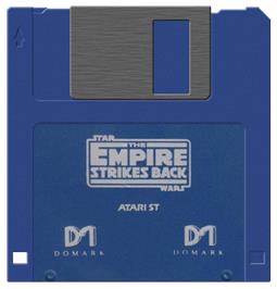 Artwork on the Disc for Star Wars: The Empire Strikes Back on the Atari ST.