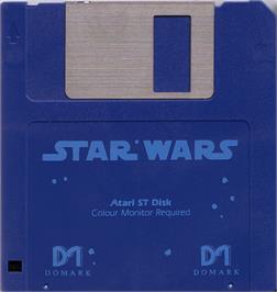 Artwork on the Disc for Star Wars on the Atari ST.