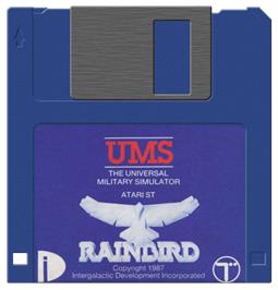 Artwork on the Disc for UMS: The Universal Military Simulator on the Atari ST.