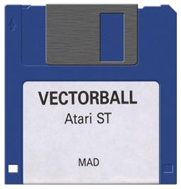 Artwork on the Disc for Vector Ball on the Atari ST.