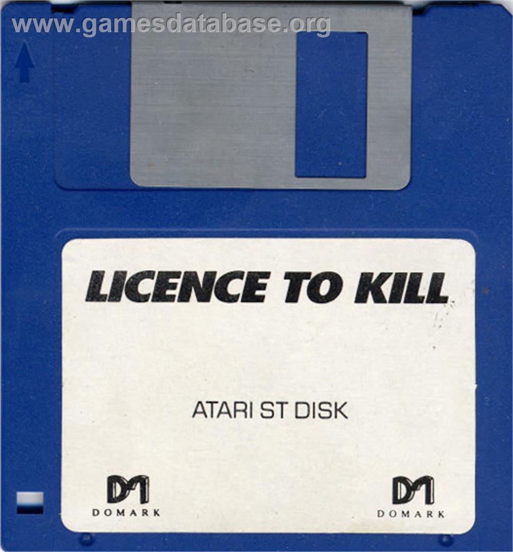 007: Licence to Kill - Atari ST - Artwork - Disc