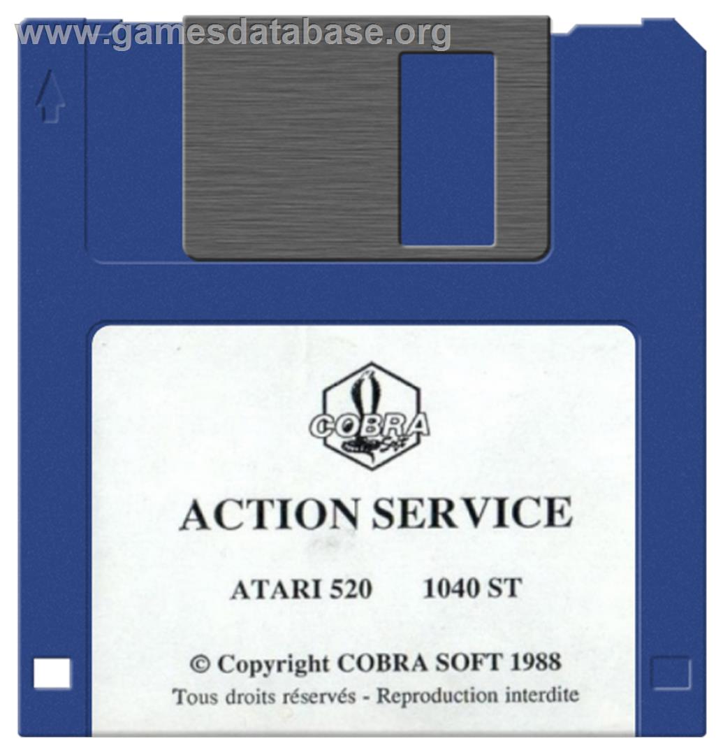 Action Pack - Atari ST - Artwork - Disc