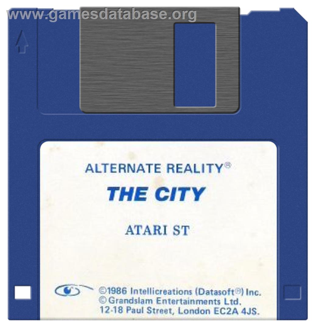 Alternate Reality: The City - Atari ST - Artwork - Disc