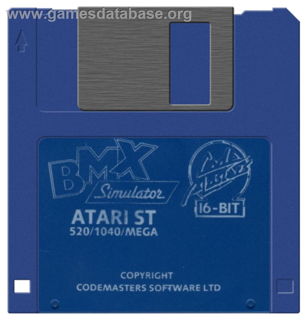 BMX Simulator - Atari ST - Artwork - Disc
