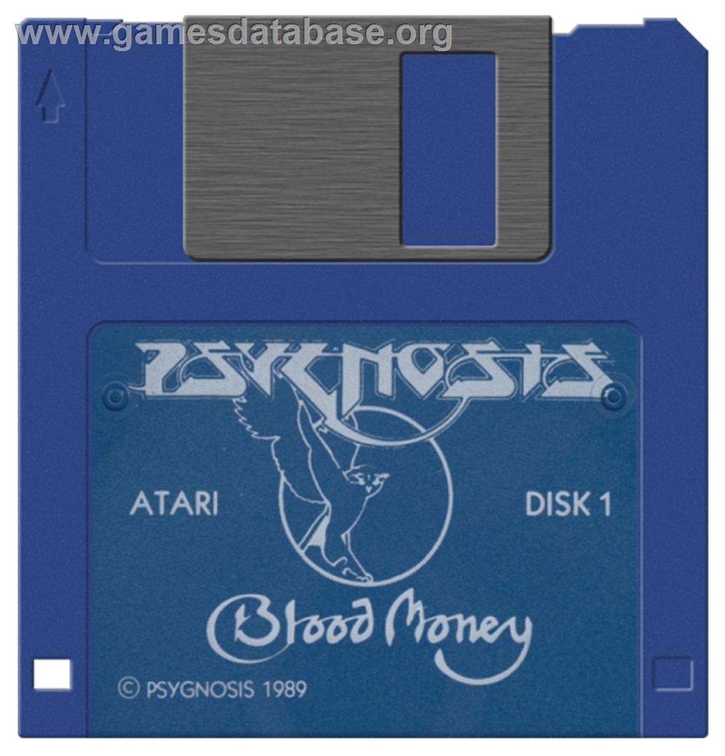 Blood Money - Atari ST - Artwork - Disc