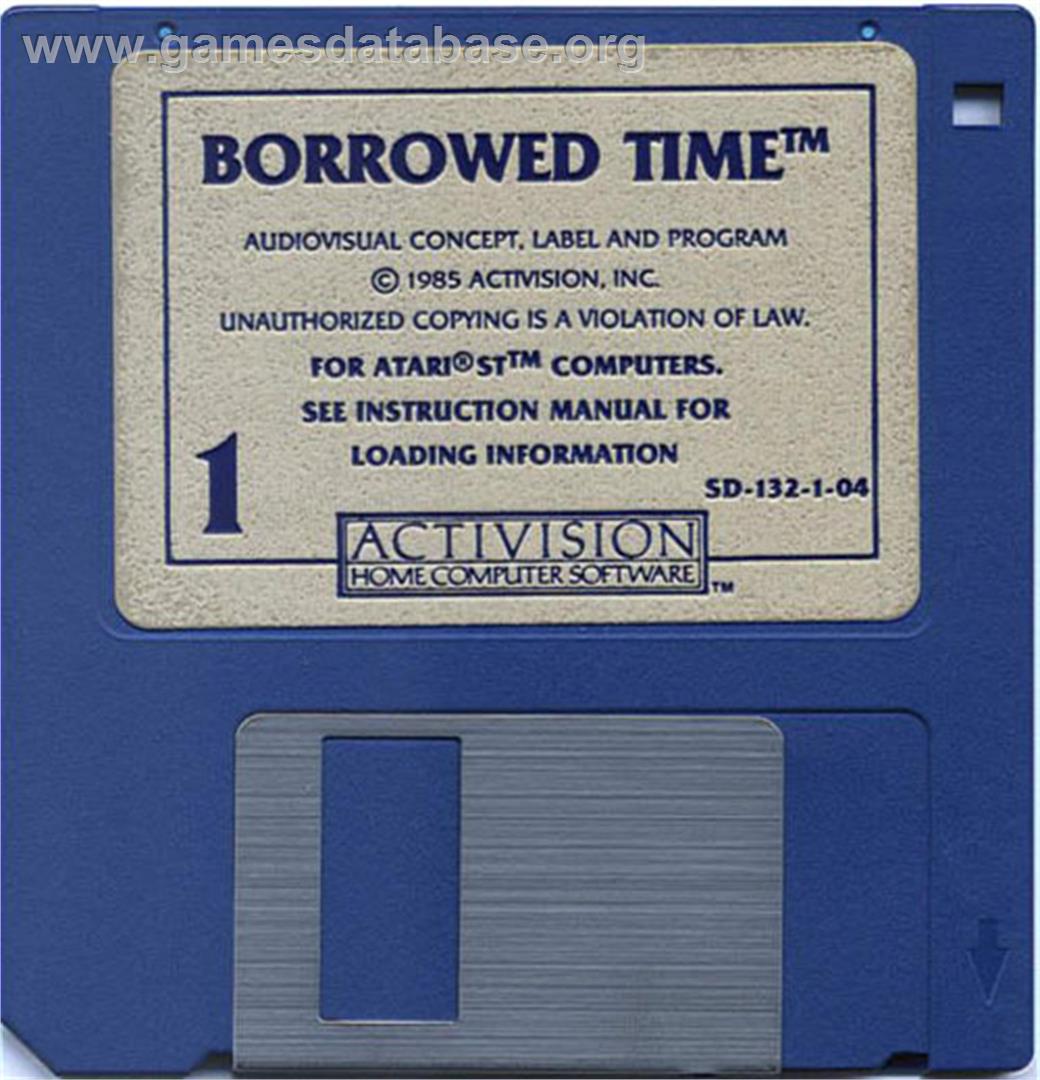 Borrowed Time - Atari ST - Artwork - Disc