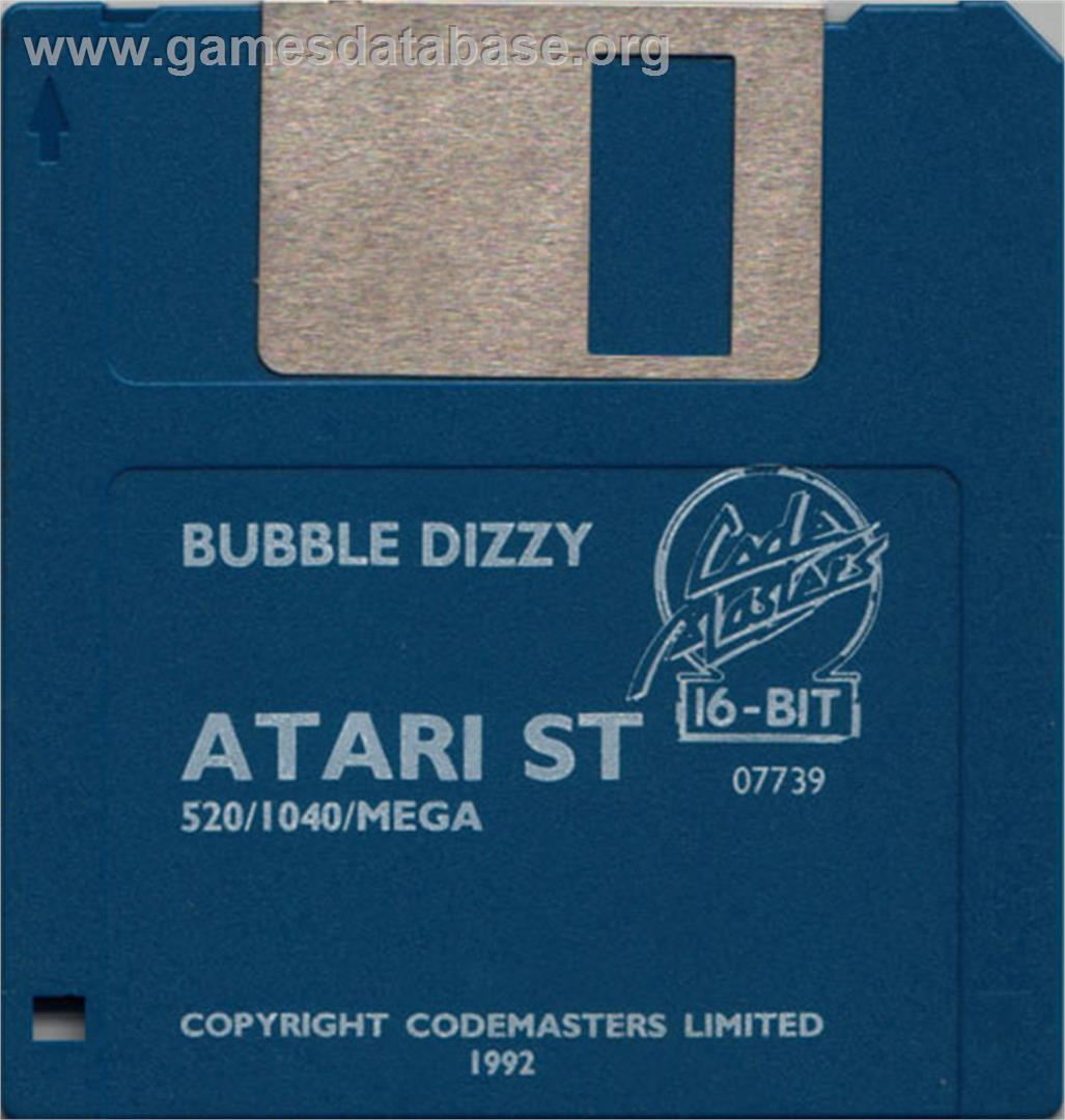 Bubble Dizzy - Atari ST - Artwork - Disc