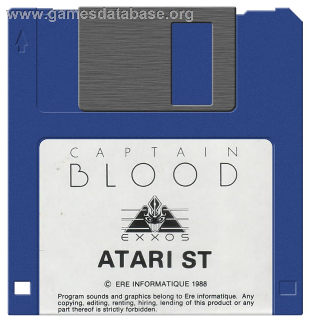 Captain Blood - Atari ST - Artwork - Disc